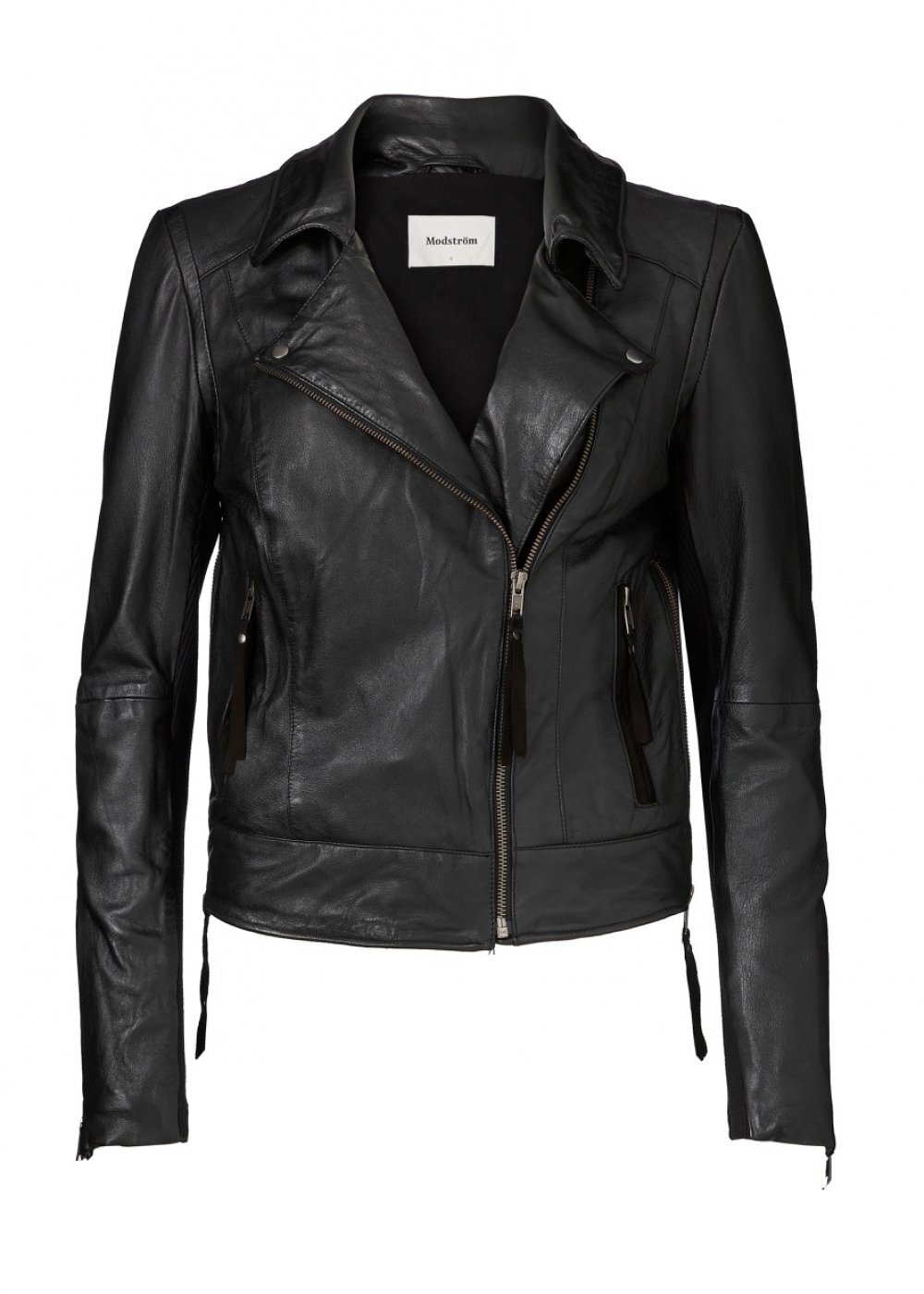 B.C. Groenland plank Modström MO Iman leather jacket Black - Moods Fashion