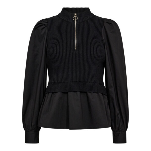 Co`Couture CC Elisabeth Mix Zip Knit